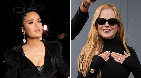 Nicole Kidman slammed for 'rudely' shoving Salma Hayek as she's caught on camera