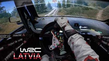 Blazing Through Rally LATVIA in the NEW WRC 24 | Full Motion Rig