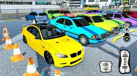 City Parking Levels 63-66 in Car Parking 3D: Lamborghini, BMW, Golf, Clio, Civic Type R