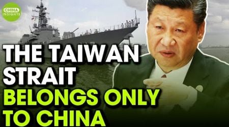 The Taiwan Strait belongs to China and no country can cross it.