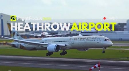 Heathrow Airport Live - Monday 14th October 2024