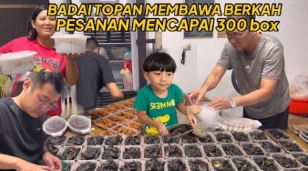 ANGIN TOPAN MEMBAWA BERKAH PESANAN TEMBUS 300 BOX PAPA SAMPAI TURUN TANGAN