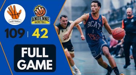 TDM2: BC Asse-Ternat vs Andenne Basket: 109-42