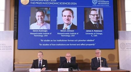 Nobel in Economics shared by 3 recipients