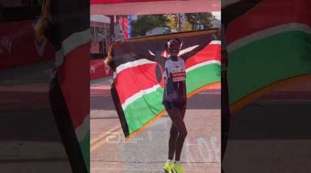 Ruth Chepngetich just SHATTERED the world record #sports #usa #athletes