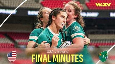 Can Ireland complete incredible comeback? | USA v Ireland | Final Minutes | WXV 1