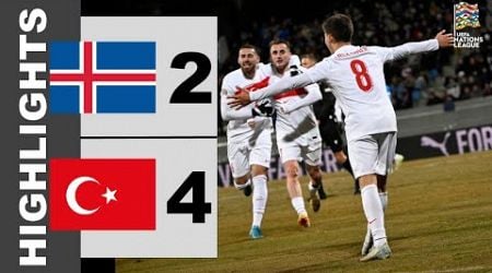 Iceland vs Turkey 2-4 Highlights Goals | Nations League 2024