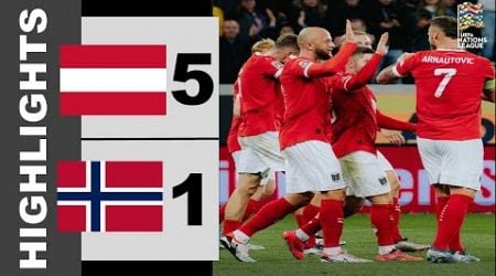 Austria vs Norway 5-1 Highlights Goals | Nations League 2024