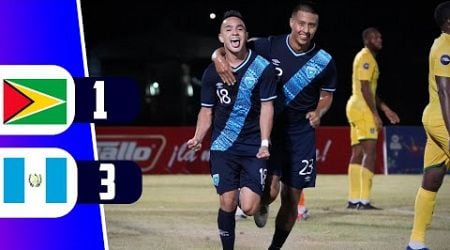 GUATEMALA VENCE 3 - 1 A GUYANA POR LA CONCACAF NATIONS LEAGUE | REY DEPORTIVO