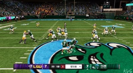 EA SPORTS College Football 25 - LSU Tigers vs Tulane Green Wave - Gameplay (PS5 UHD) [4K60FPS]