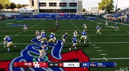 EA SPORTS College Football 25 - Houston Cougars vs Tulsa Golden Hurricane - Gameplay (UHD) [4K60FPS]