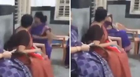 Caught On Cam: Thief Pulls Gold Chain From Woman's Neck Inside Bengaluru Temple; Case Filed