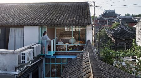 A Drab Dwelling in a Shanghai Water Town Gets a Playful Makeover by Atelier 6c