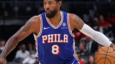 76ers' George leaves preseason game with hyperextended left knee