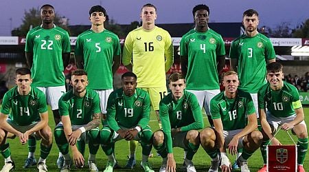 What time and TV channel is Ireland U21 v Italy on today in their Euro 2025 qualifier?