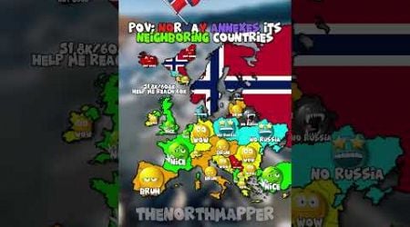 Pov: norway annexes its neighboring countries #europe #mapper #mapping #geography #viral #edit #meme