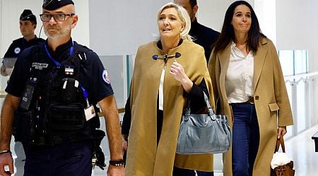 Le Pen denies wrongdoing in fake EU jobs trial