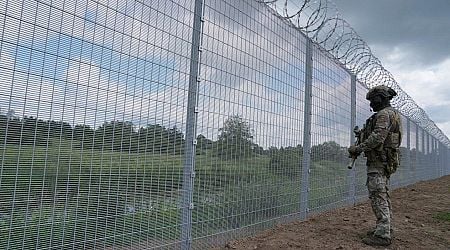 Most of Latvian-Russian border fence built