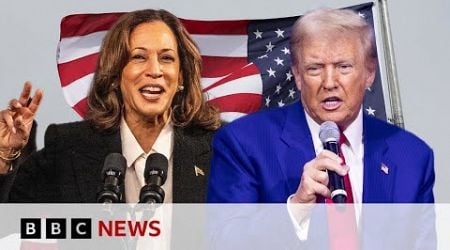 Kamala Harris and Donald Trump hold rallies in swing state Pennsylvania | BBC News