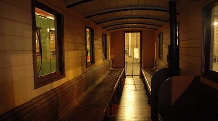 Latvian Railway History Museum in Riga, Latvia