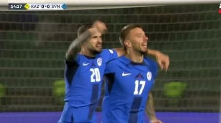 Jan Mlakar Goal - Kazakhstan vs Slovenia (0-1), Goals Results And Extended Highlights-2024.