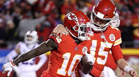 Patrick Mahomes and Tyreek Hill have same opinion on NFL star quicker than Usain Bolt