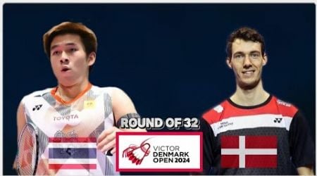 Good Performance! Kunlavut Vitidsarn vs Mads Christophersen | Denmark Open 2024 Badminton