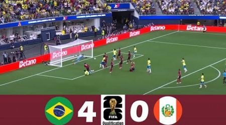 Brazil vs Peru 4-0 | 2024 World Cup Qualification | Match Highlights