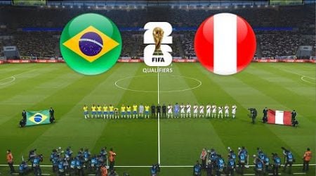 BRAZIL vs PERU | FIFA WORLD CUP 2026 QUALIFIERS