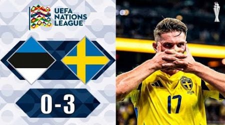 Estonia vs Sweden 0-3 Highlights Goals | Nations League 2024