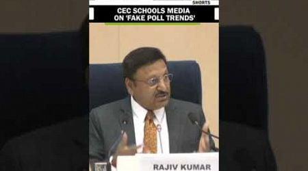 &quot;This is nonsense...&quot; CEC Rajiv Kumar raises question over &#39;fake election trends&#39;