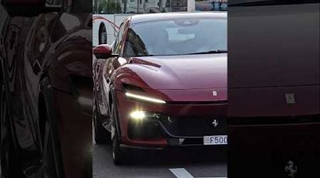 Epic Ferrari Purosangue In Monaco #foryou #fashion #monaco #billionaire #billionairelifestyle