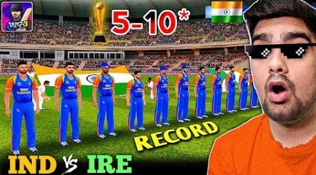 WORLD RECORD! *5-10* INDIA Vs IRELAND T20 WORLD CUP 2024 WCC3