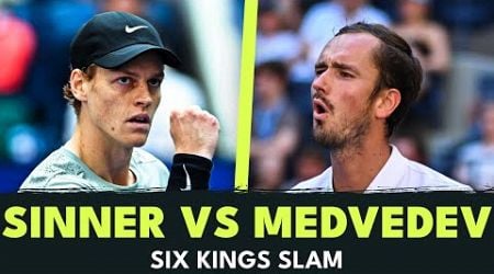 Jannik Sinner vs Daniil Medvedev | Six Kings Slam 2024 Highlights