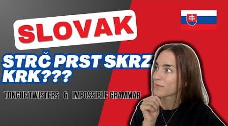 SLOVAK language is too CHALLENGING? | I tried saying Slovak tongue twisters