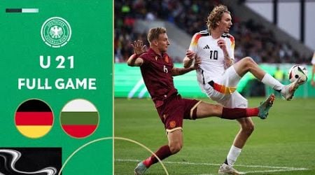 Germany vs. Bulgaria | Full Game | Under-21 - EURO Qualifiers