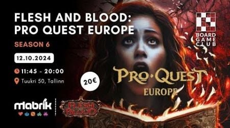 MABRIK - Pro Quest Europe / London in Estonia