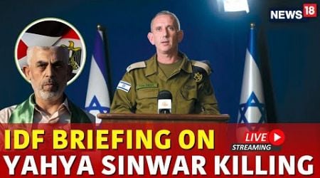 Yahya Sinwar Killed | IDF Spokesperson Brief On Yahya Sinwar Killing Live | Israel Attack Today Live