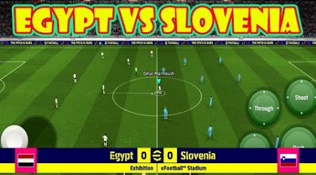 Egypt vs Slovenia || eFootball 2025 Mobile || Mowaten Pemsawy