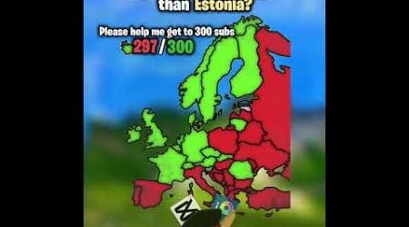 Is your country happier than Estonia. Please help me get 300 we are so close