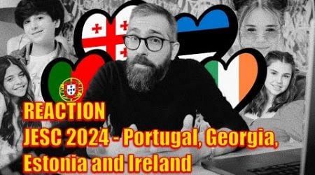 Reactions to JESC 2024 - Estonia, Georgia, Portugal and Ireland!