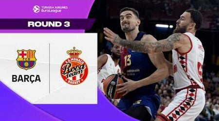 Third Quarter CRUCIAL for the WIN | FC Barcelona - AS Monaco | BASKETBALL HIGHLIGHTS R3 2024-25