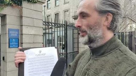 Irish citizen refused his right to file his case at the High Court.