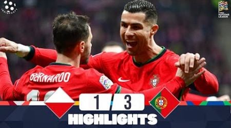 Poland vs Portugal | 1-3 | Highlights | UEFA Nations League 2024-25 | portugal vs poland