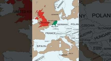 United kingdom &amp; netherlands #map #worldmaps #country #history #geography #hotnews #hotnews #shorts