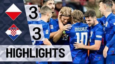 Poland 3-3 Croatia HIGHLIGHTS | UEFA Nations League 2024