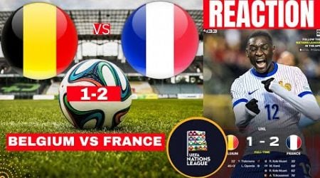 Belgium vs France 1-2 Live Stream Nations League Football Match Score 2024 Highlights Bleus Direct