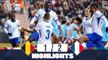 Belgium vs France | 1-2 | Highlights | UEFA Nations League 2024-25 | france vs belgium