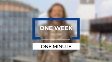 One Week One Minute: From green energy in the EU to vaccines in Africa