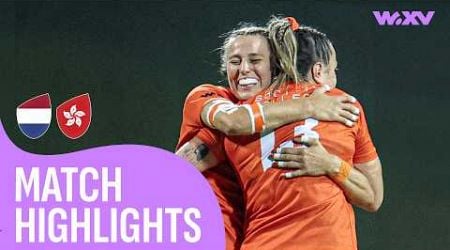 Getting their first ever WXV win | Netherlands v Hong Kong China | Highlights | WXV 3